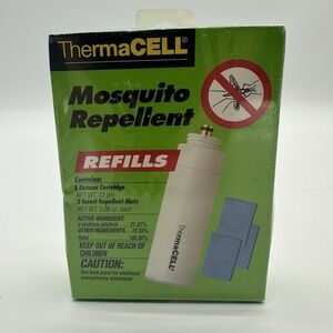 ThermaCell Mosquito Repellent Refills New Unopened Butane & 3‎ Repellent Mats